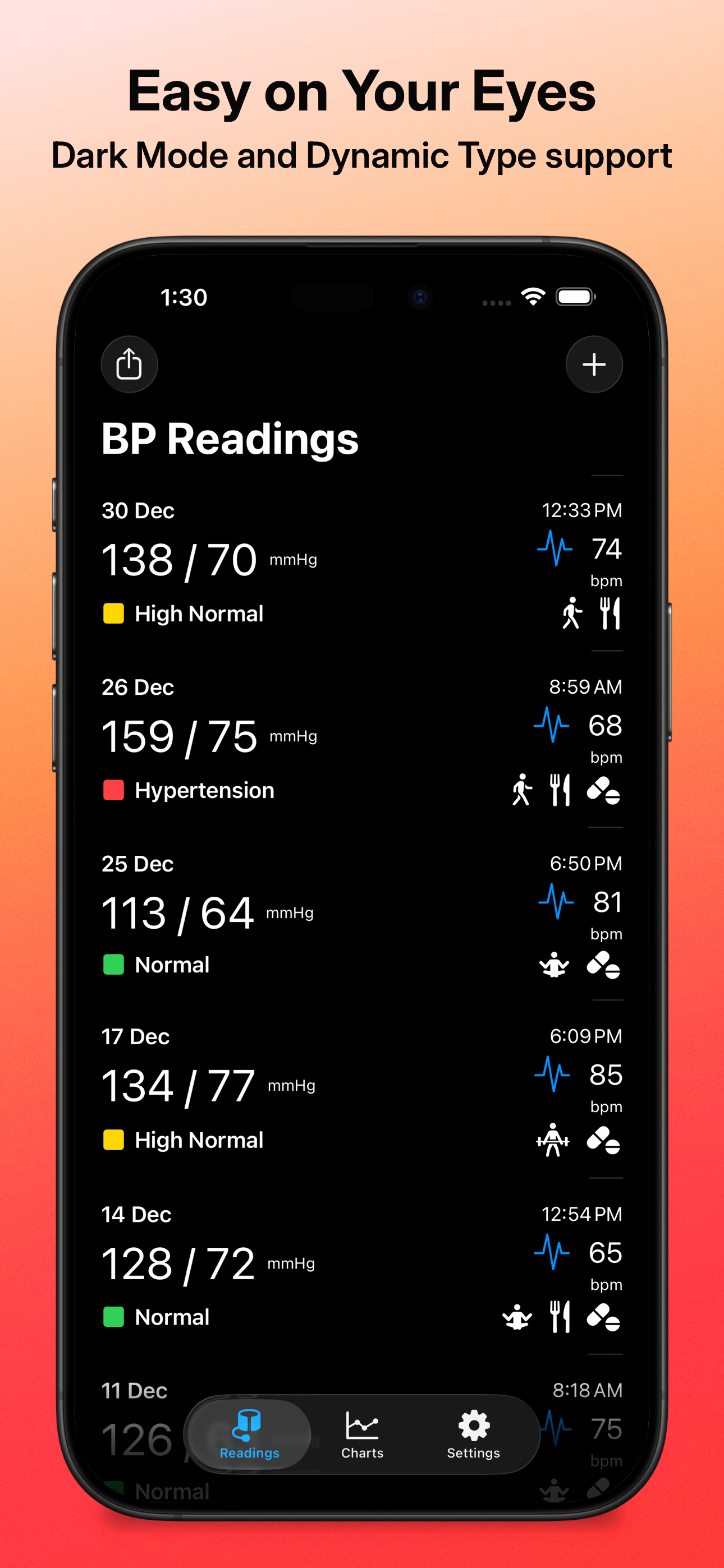Support for Dark Mode and Dynamic Type